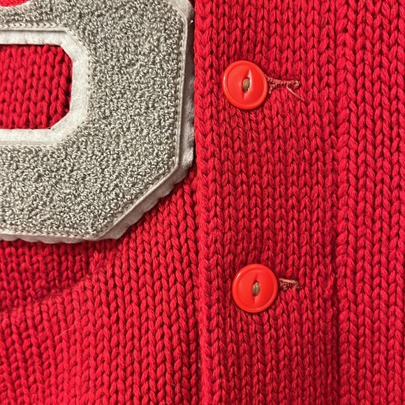 Vintage Football Letterman Sweater S Princeton Knitting Mills All Wool Sportwear - Picture 7 of 7